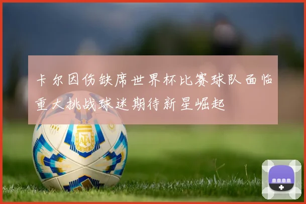 卡尔因伤缺席世界杯比赛球队面临重大挑战球迷期待新星崛起